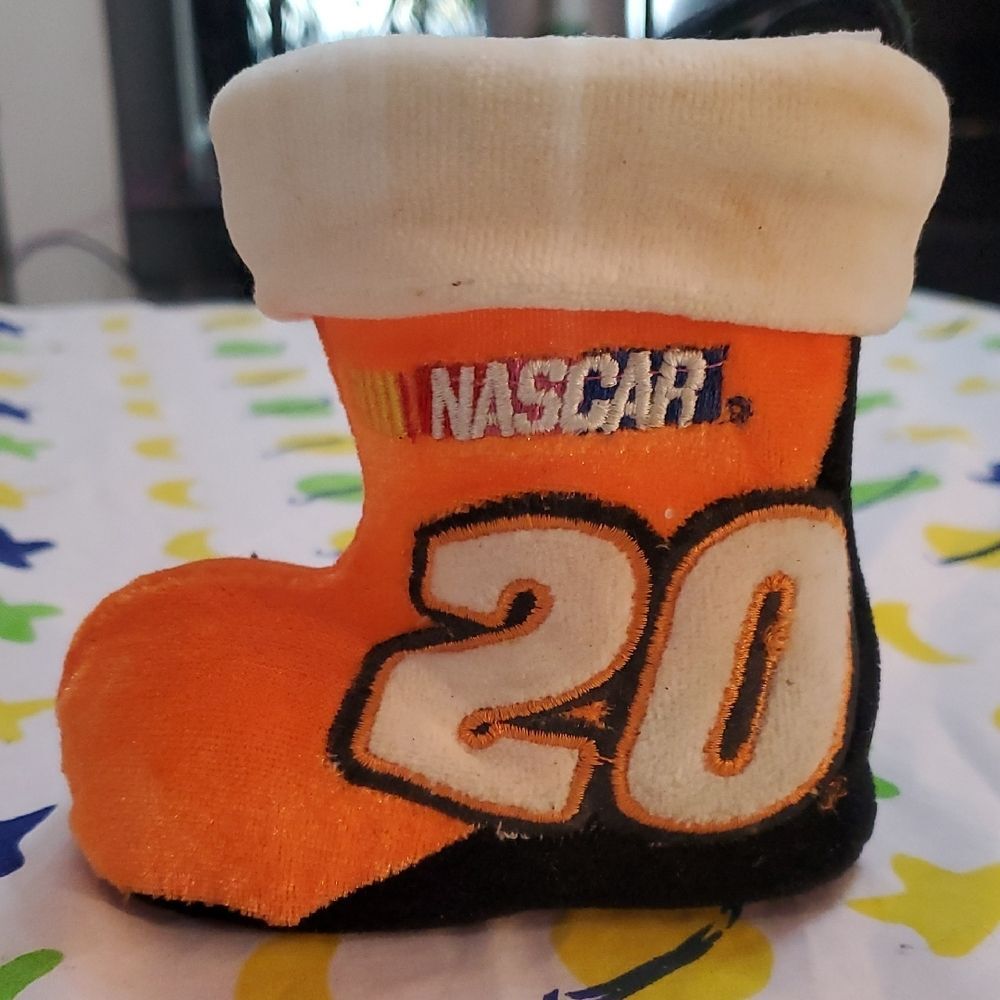 Vintage NASCAR Tony Stewart #20 Collectible Holiday Stocking Ornament 🌏5/$10🌏